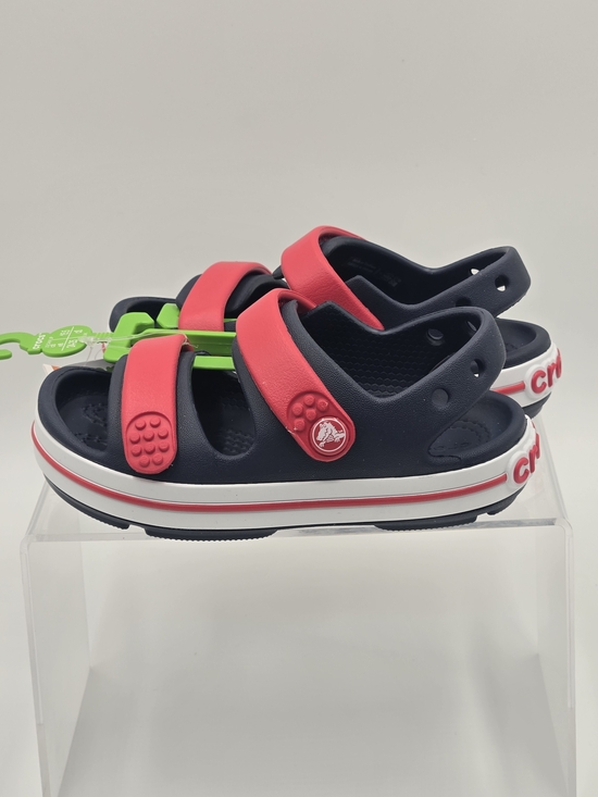CROCS Other - CROCS Crocband Cruise Navy With Red Strap Unisex Sandals Toddler Size C8